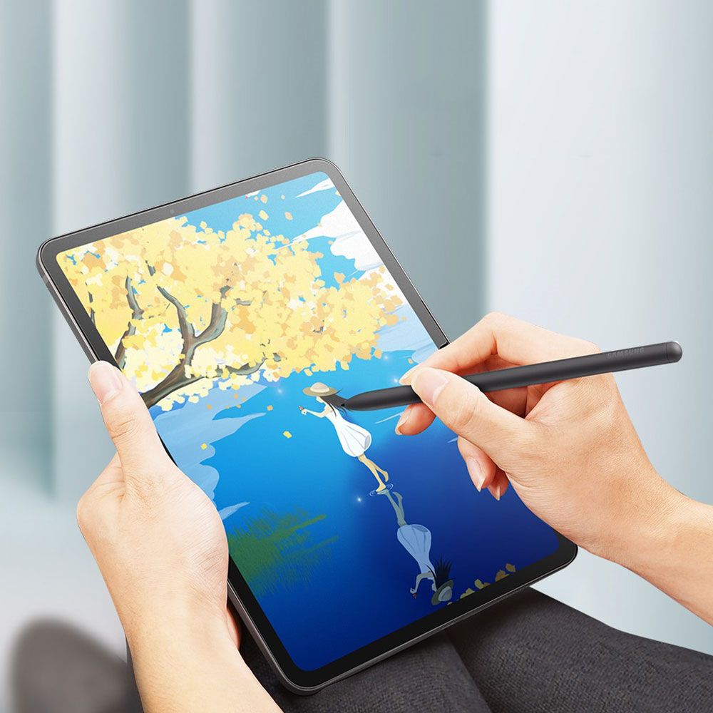 Samsung Galaxy Tab S9 FE  Plus / S9  Plus / Tab S8  Plus / Tab S7  Plus Papier-Textur Vollbild Panzer Display Schutzfolie (Paper-Feel)