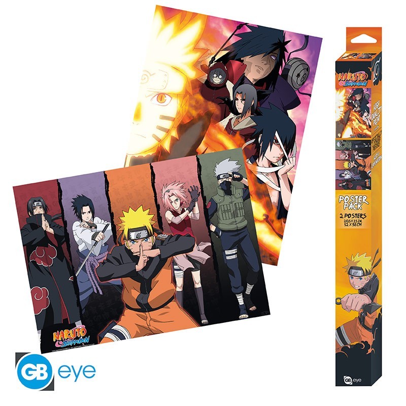 NARUTO SHIPPUDEN - Set 2 Chibi Posters(52x38)