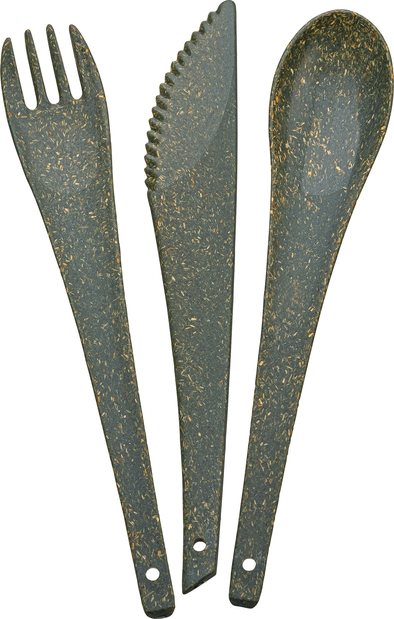 Koziol Rio Besteckset 3 teilig nature ash grey