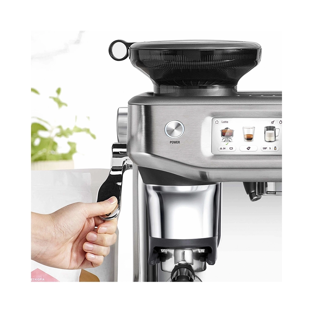Sage the Barista Touch Impress, mit Kaltextraction - Siebträgermaschine Stainless Steel