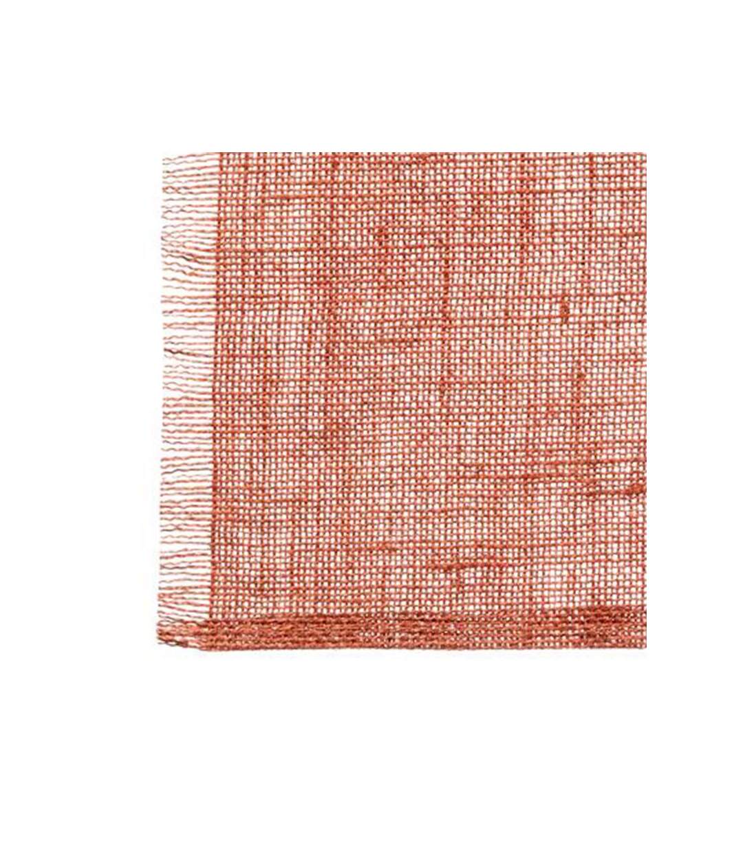 Set de Table en Jute Frange 30x45cm Terracotta