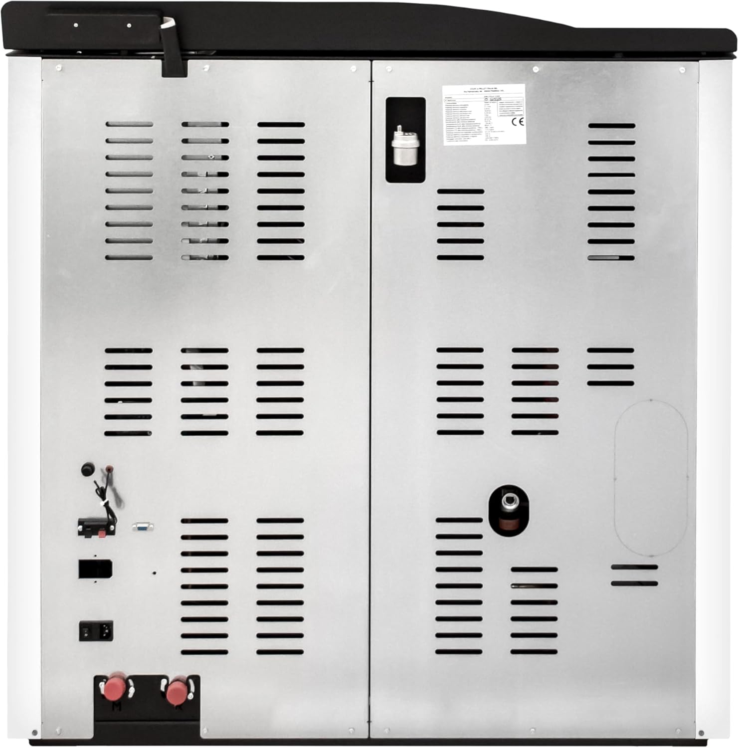 STUFE A PELLET ITALIA Italia 25 KW | Hydro-Pelletöfen für Heizung und Warmwasser Effizienz 90% Heizt 180m² Slim-Design Autonomie 16 Std. Programmierbar 5 Kräfte 24M Garantie Weiß