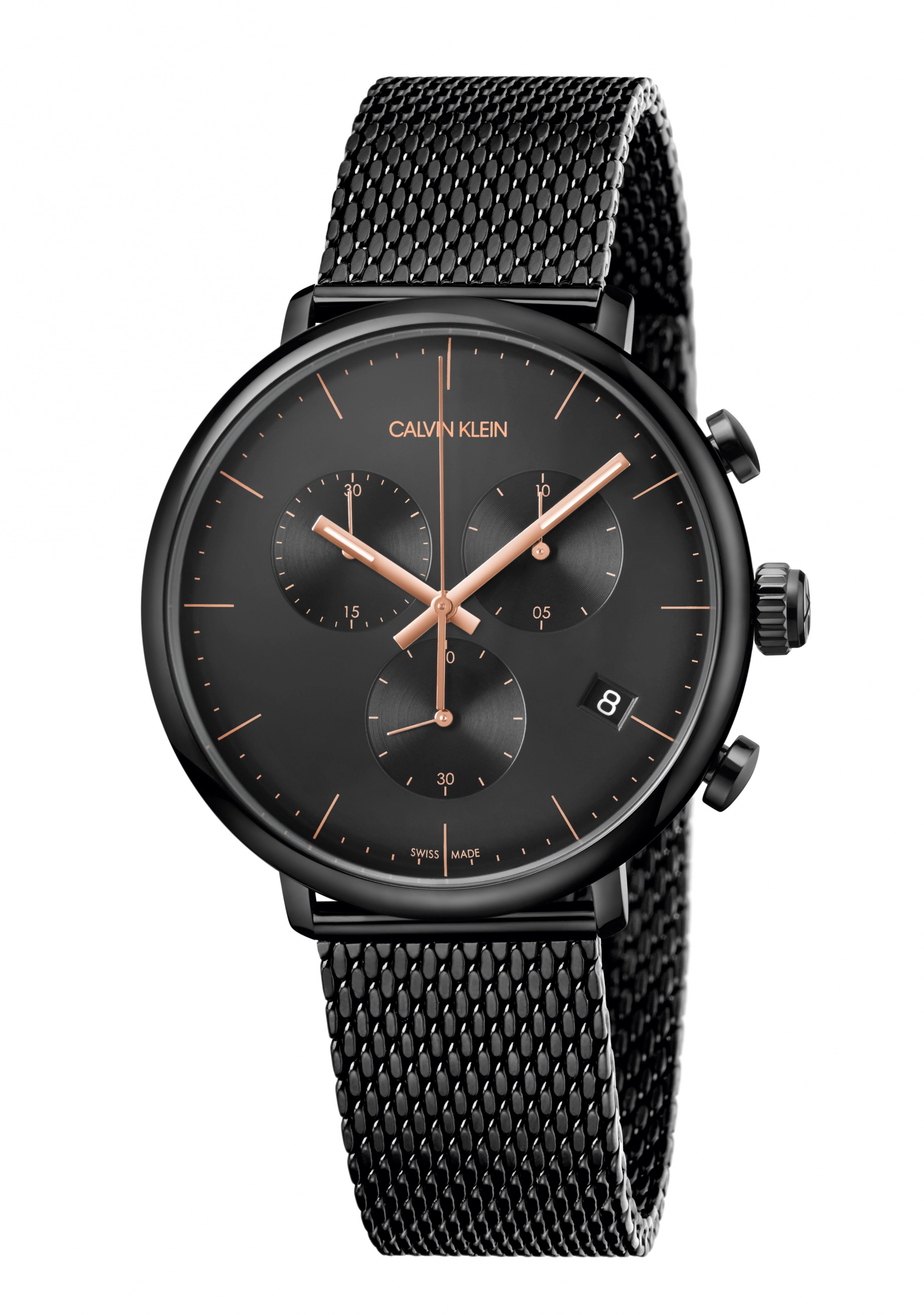 CALVIN KLEIN Herrenchronograph High Noon Schwarz K8M27421