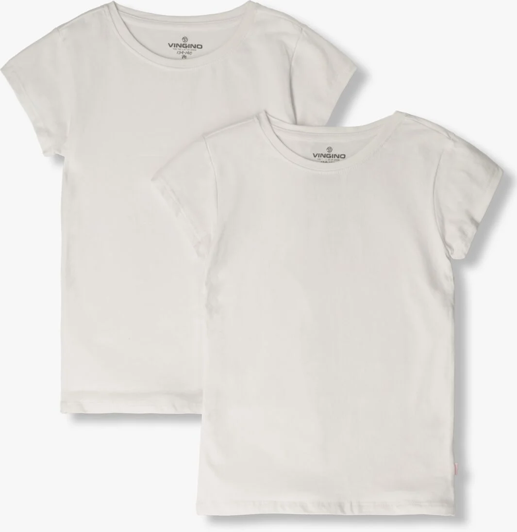 VINGINO witte vingino t-shirt girls t-shirt (2-pack)