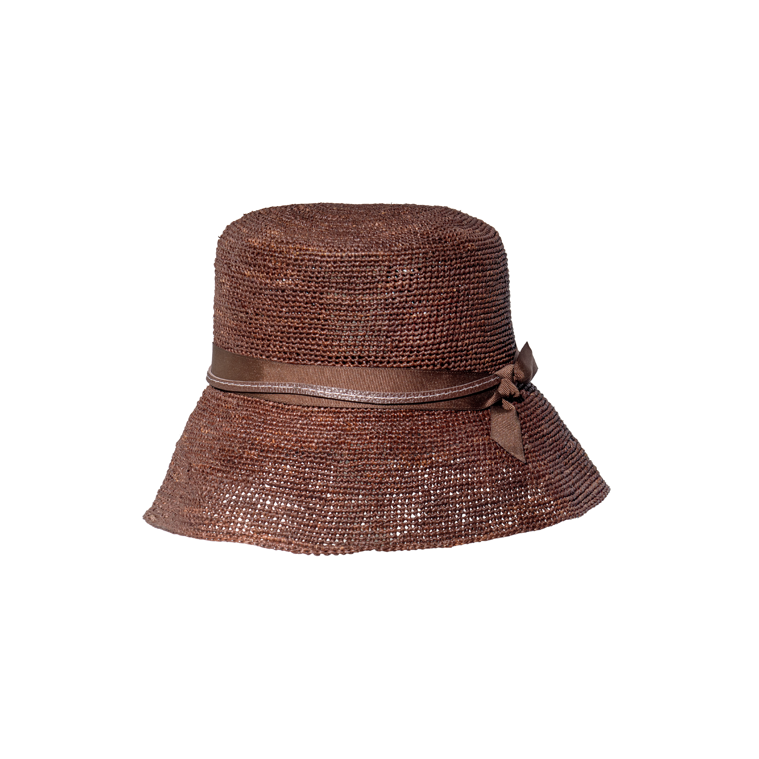 Chapeau au crochet avec abat-jour