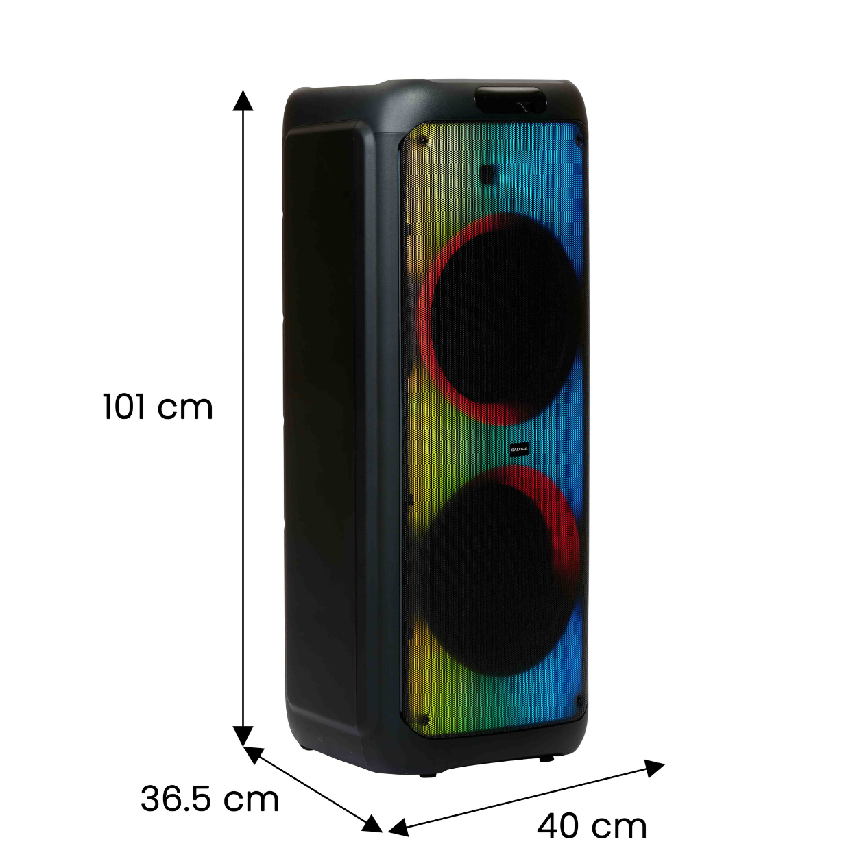 Salora PARTYBOX1200 draadloze speaker met LED verlichting