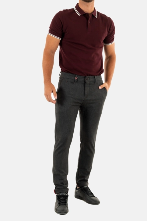Pantalons Benson & Cherry classic chino anthra