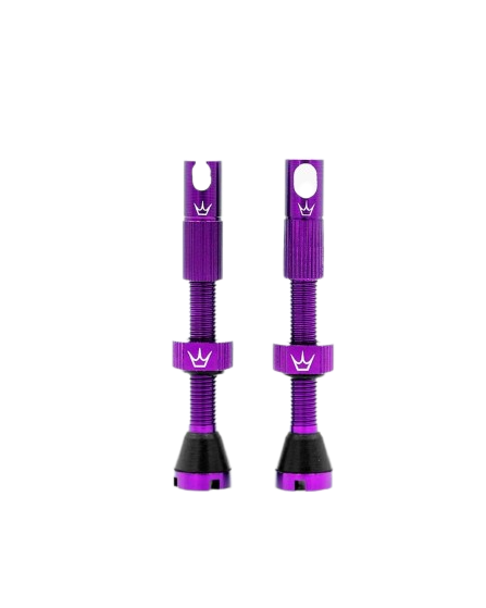 Peatys x ChrisKing Tubeless Ventiler 60mm Violet