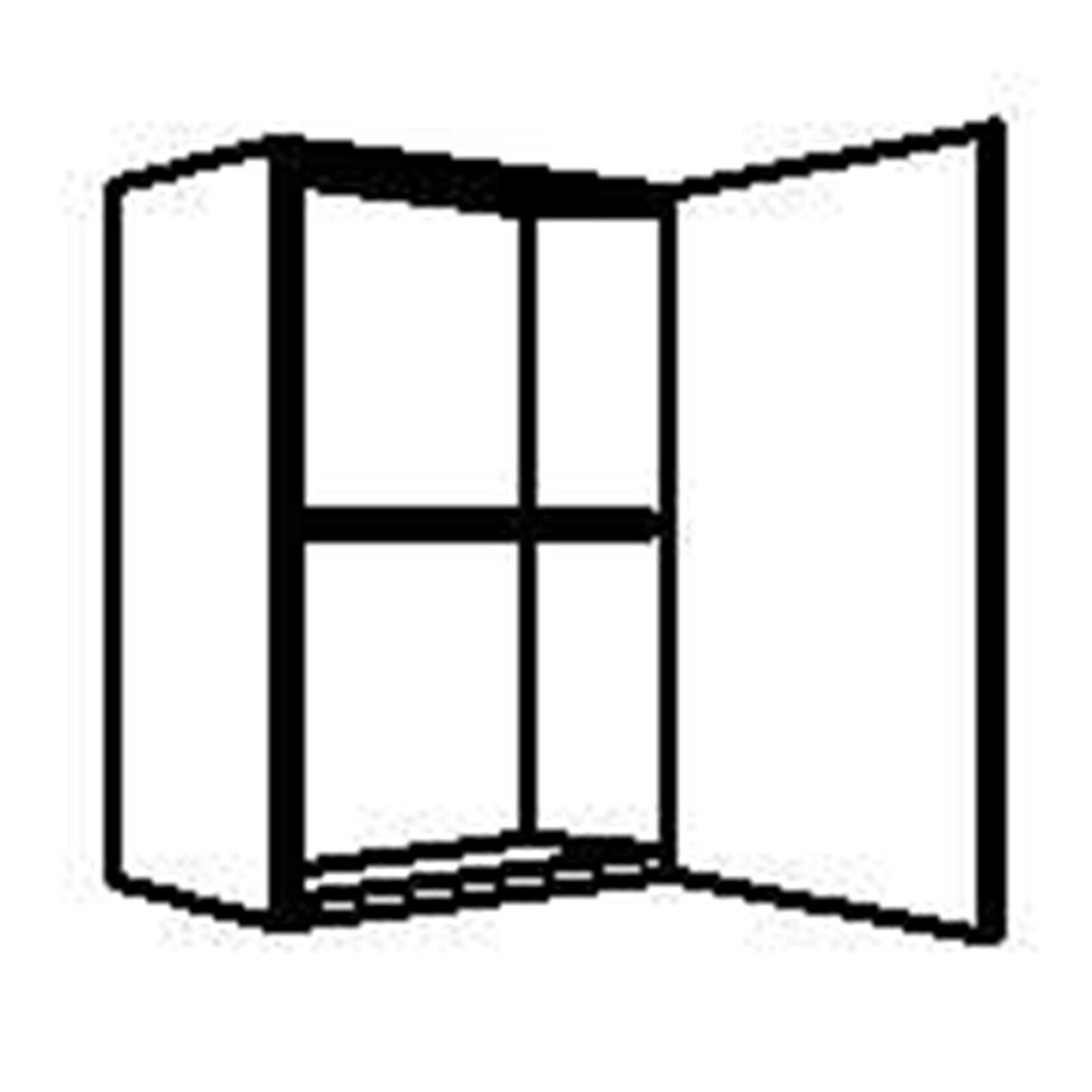 Hängeschrank DAVOS - schiefergrau - Artisan Eiche - 40 cm
