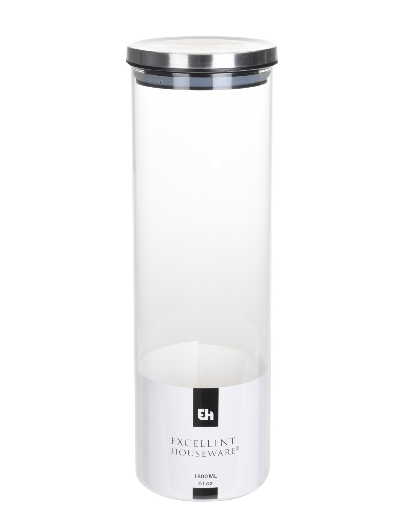 Vorratsglas mit Kunststoffdeckel 1800 ml