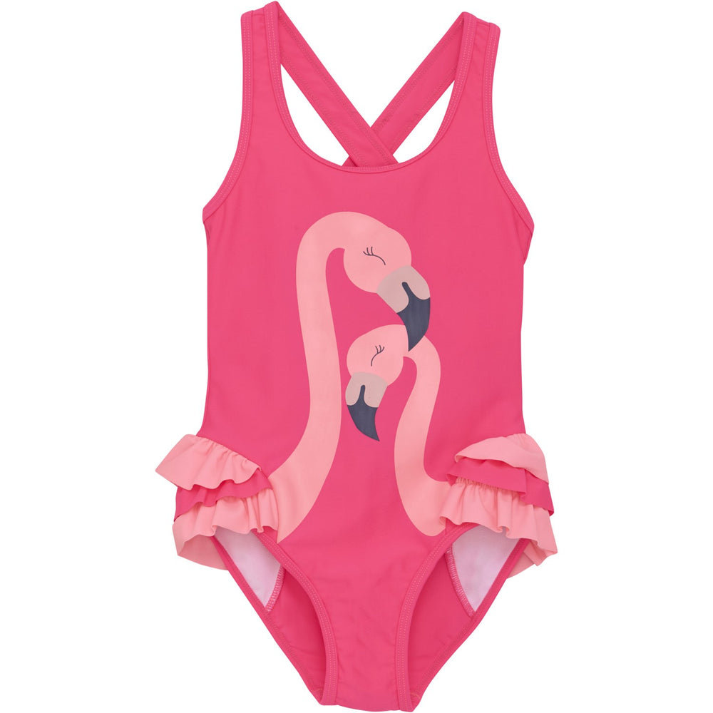 Køb Color Kids Knockout Pink Badedragt m. Flamingo