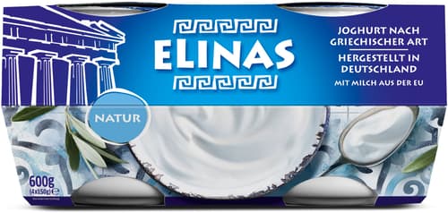 Elinas griechischer Joghurt natur 4 Stück