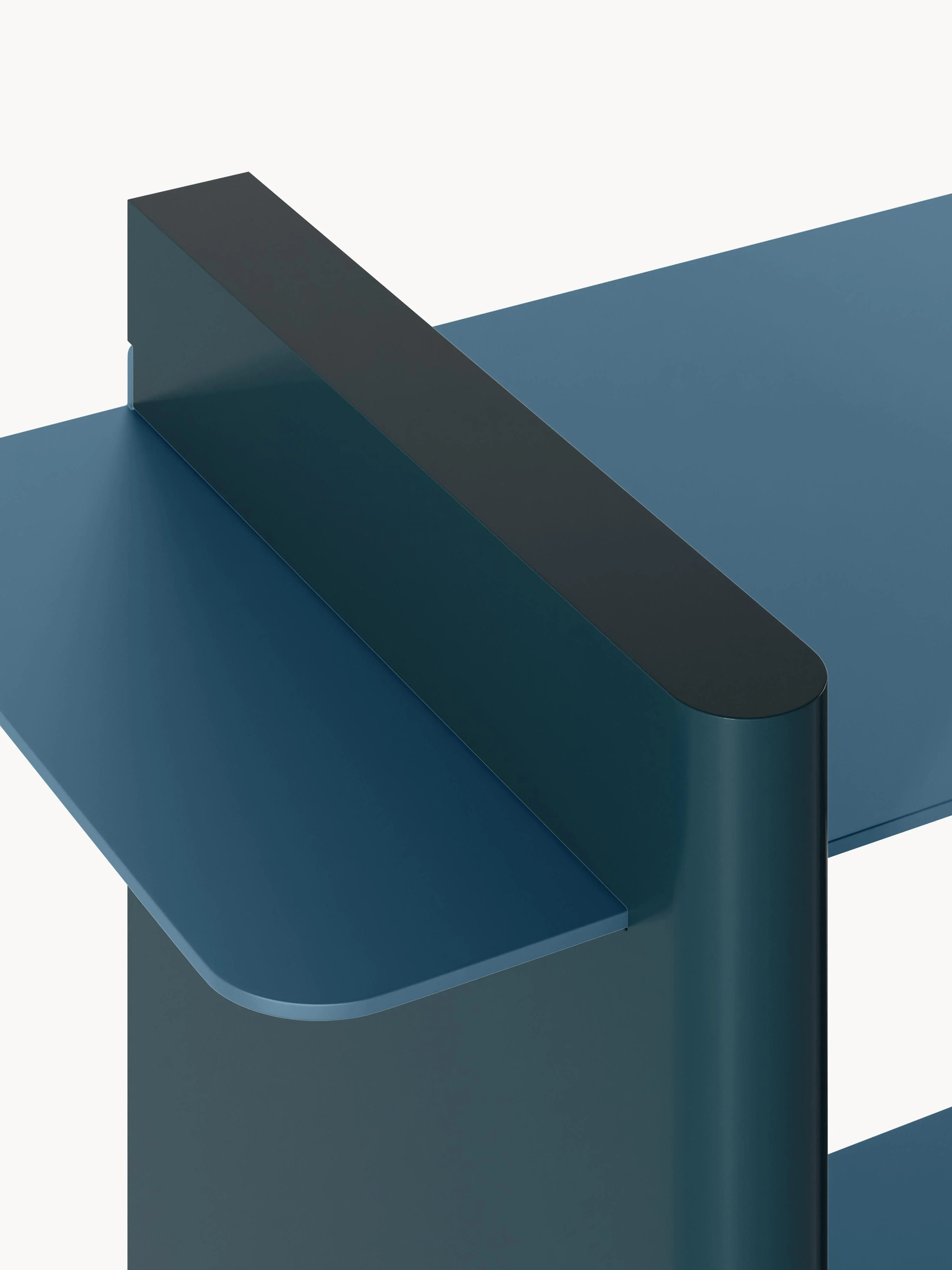 Wandkast Rami met metalen elementen
