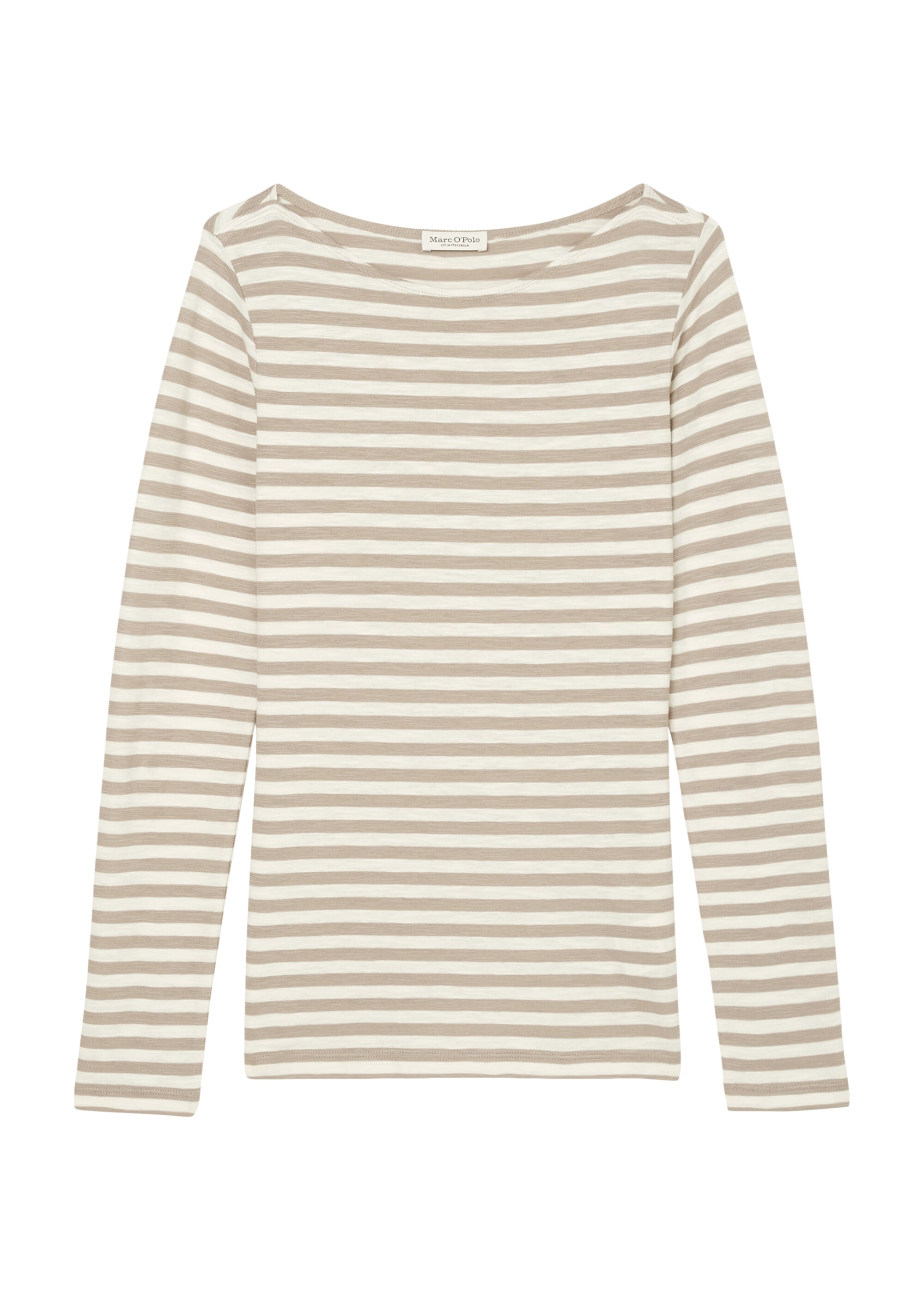 Ringel-Longsleeve regularaus Slubjersey