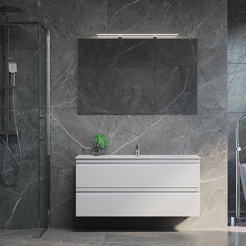 BADEROMSMØBEL CAMARGUE SKÄRGÅRD 120 CM HELDEKKENDE SERVANT ENKELVASK