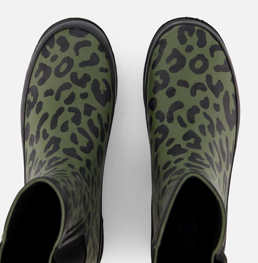 XQ Footwear Regenlaarzen groen Rubber