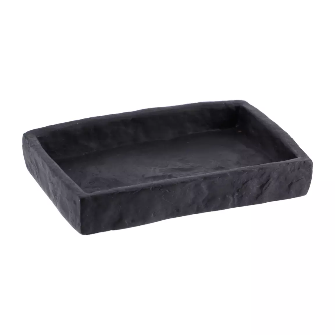 Set d'accessoires salle de bain Effet Pierre Noir