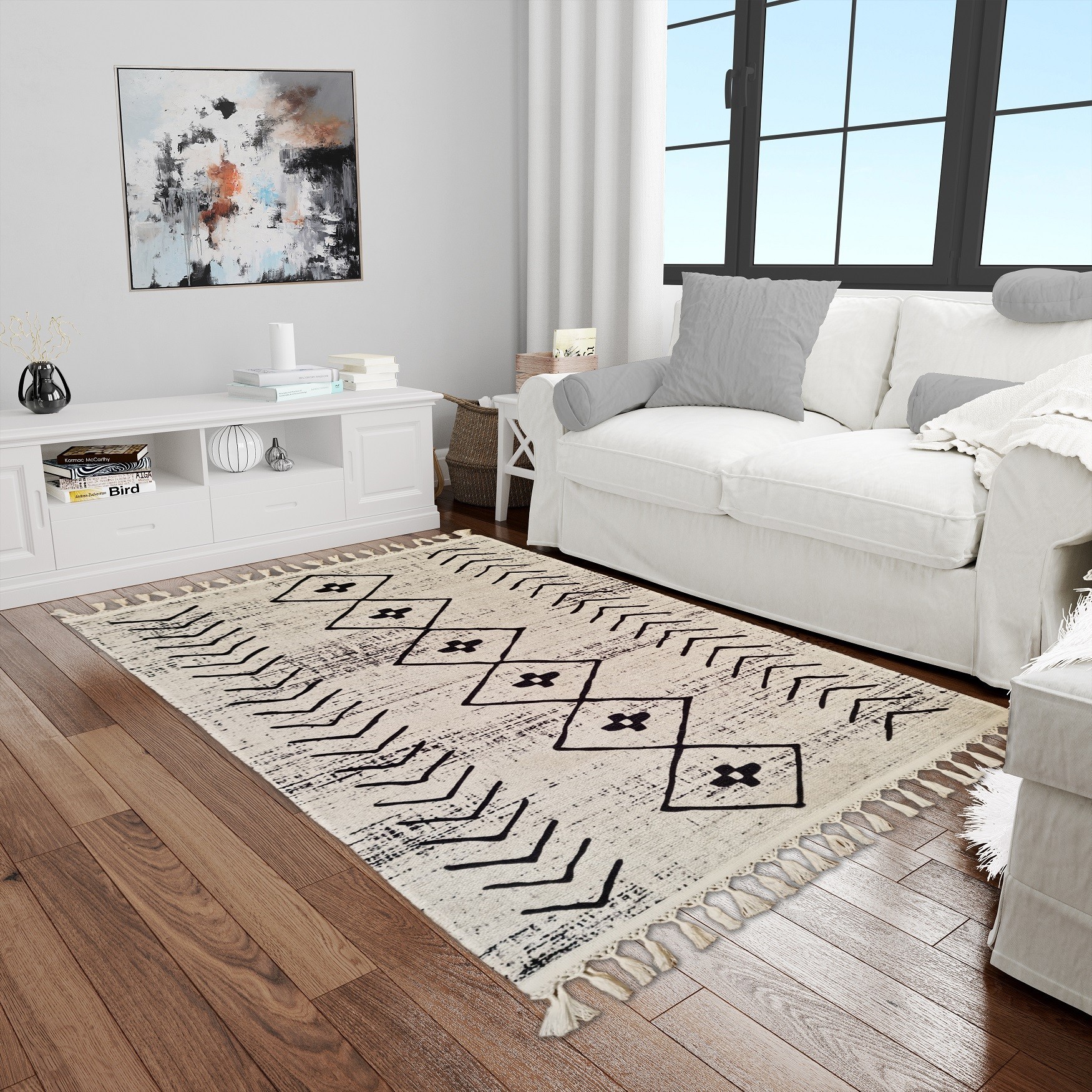 Mani Textile TPS_BERB_00 - Tapis de salon TINGHIR