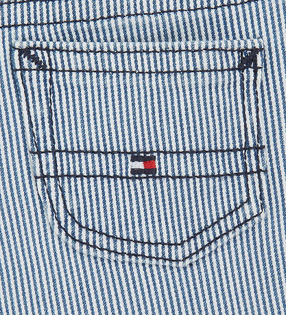 Tommy Hilfiger Shorts - Baby Striped - Jeansstreifen