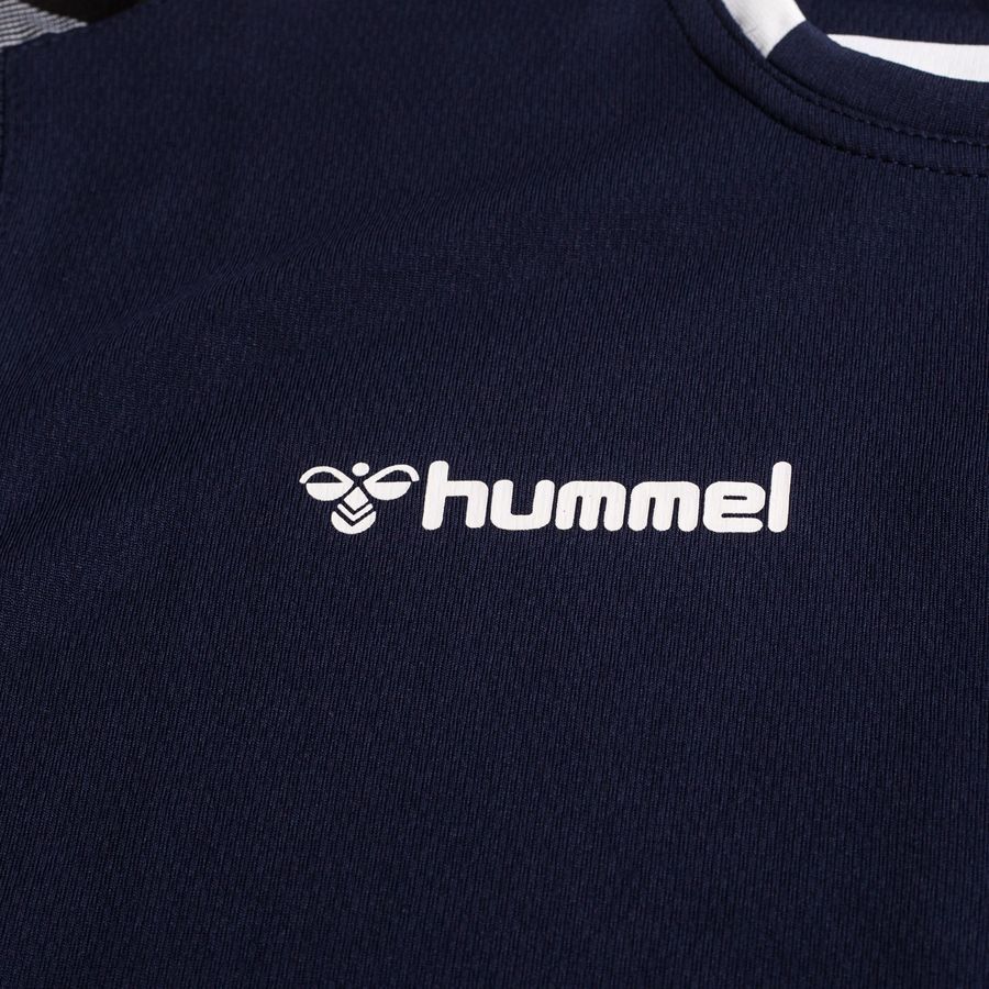 Hummel Maillot Authentic Poly - Bleu Marine/Blanc Enfant
