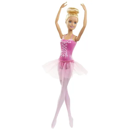 Barbie Ballerina-Puppe mit Tutu und Spitzenschuhen, 1 Stück, 3-fach sortiert