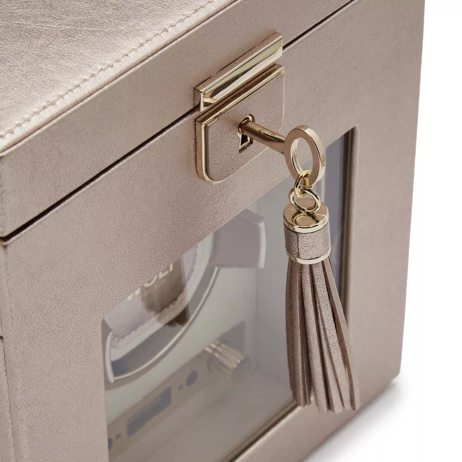 Wolf Palermo Watch Winder 1 ur Beige Læder 213716