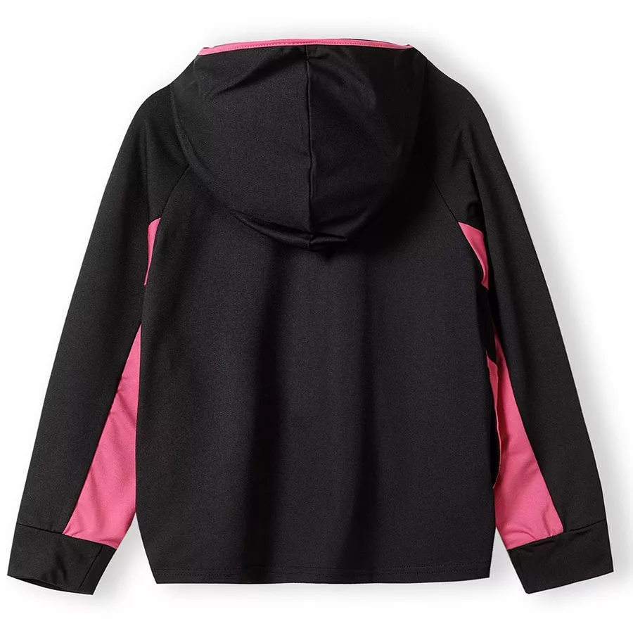 MINOTI Sweatjacke SchwarzRosa