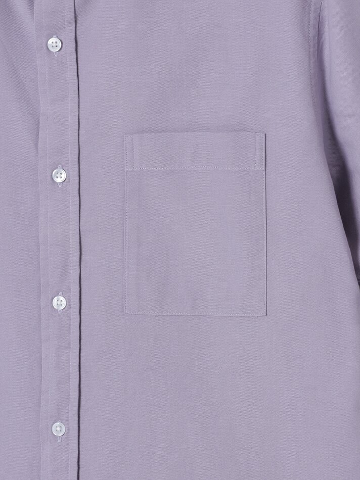 Camisa oxford de manga curta - Lilás