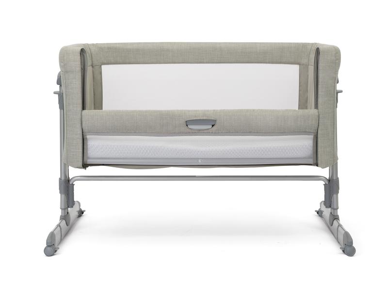 Joie Beistellbett Roomie Glide Almond 52 x 84 cm Babybett mit Wiegefunktion