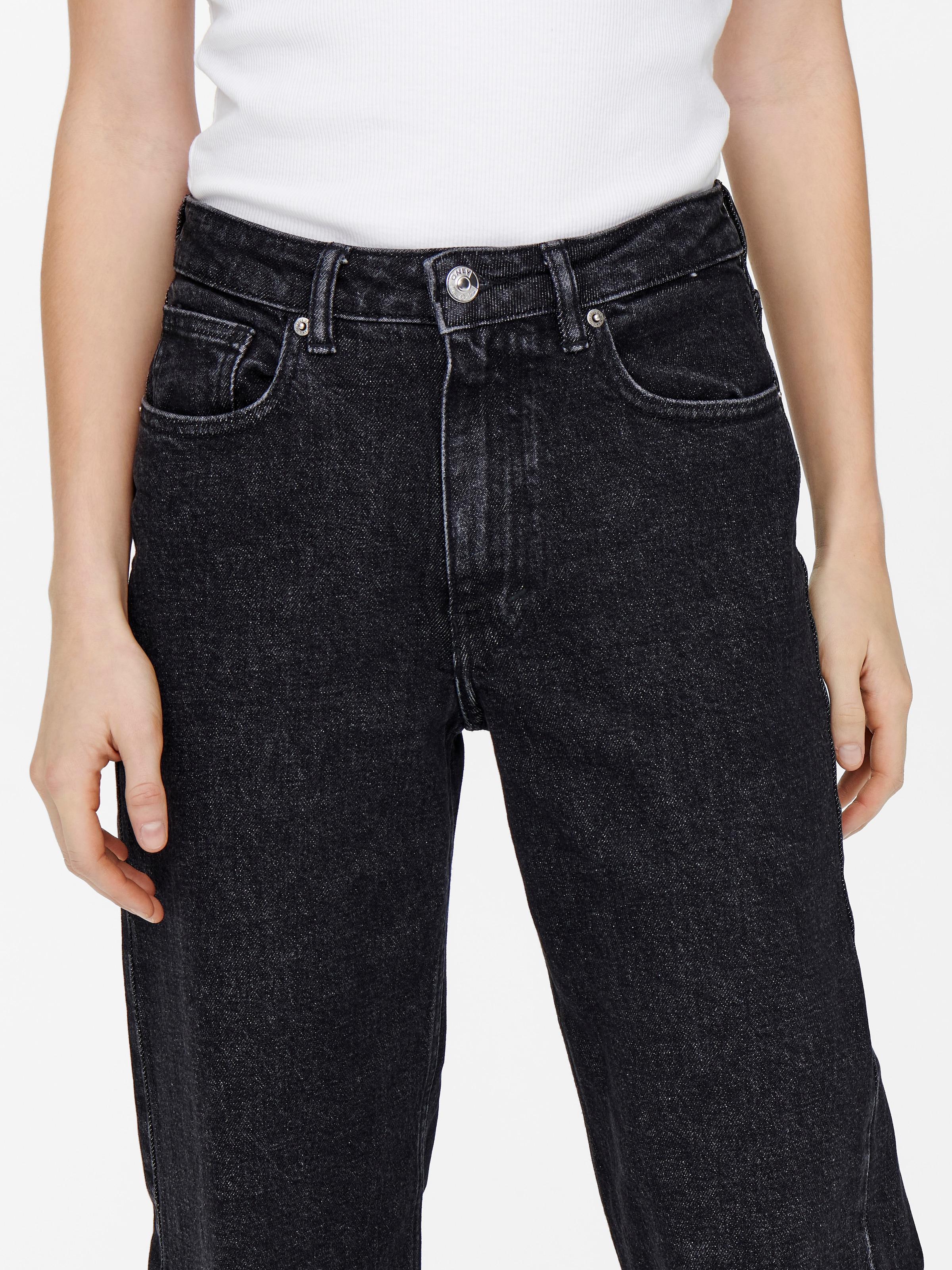 ONLY High-waist-Jeans »ONLJUICY HW WIDE LEG REA244«