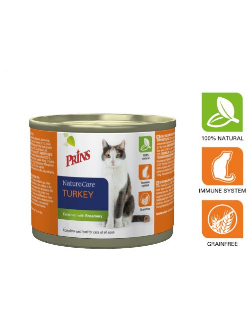 Prins Naturecare Cat 200 g - Kattenvoer