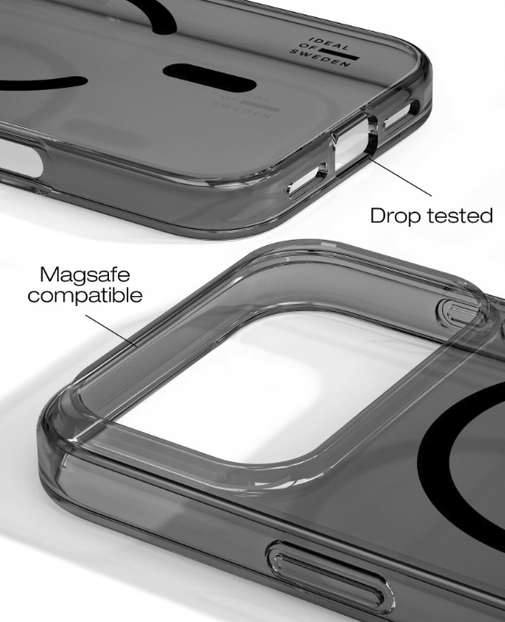 iPhone 17 Pro MagSafe Hardcase Hülle Clear Case Recycled (IDCLCMSB-I2561P-470) - Tinted Black