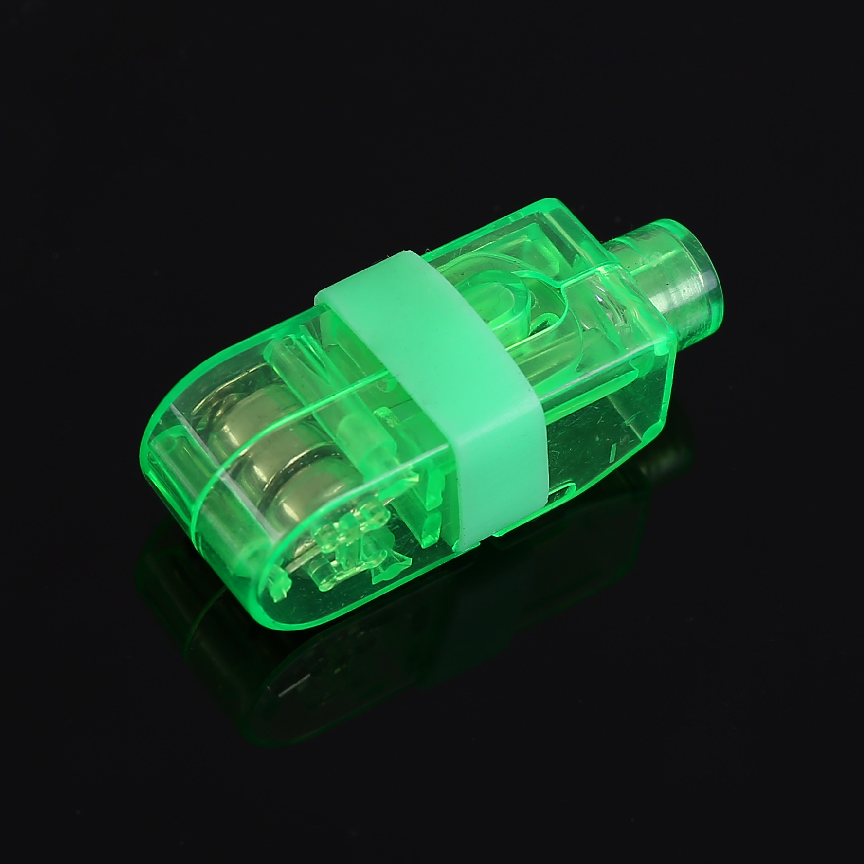 (4er Set) Leuchtende LED Finger Lichter Silvester / Party / Disco / Fasnacht (inkl. Batterie LR41)- Bunt