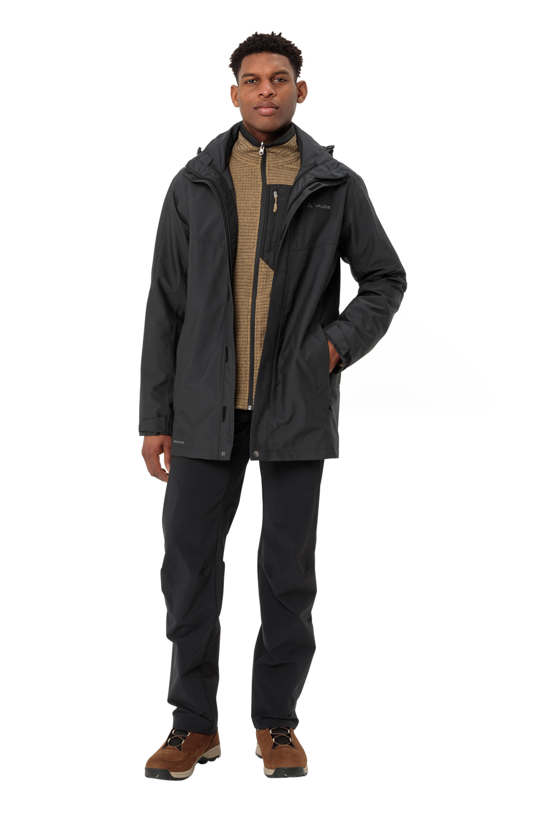 VAUDE parka Idris III  zwart