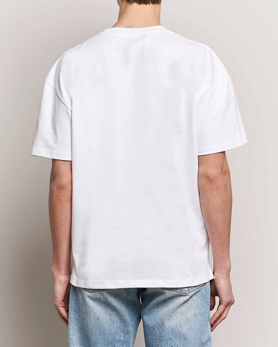 Bread & Boxers Textured Heavy Crew Neck T-Shirt White