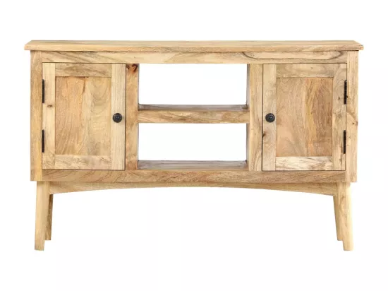 Buffet 100x35x60 cm Bois de manguier massif