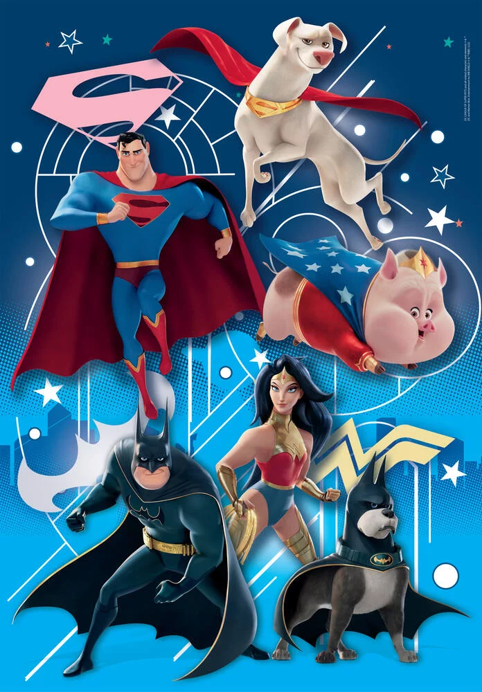 DC LEAGUE OF SUPERPETS - PUZZLE - 104 PIECES