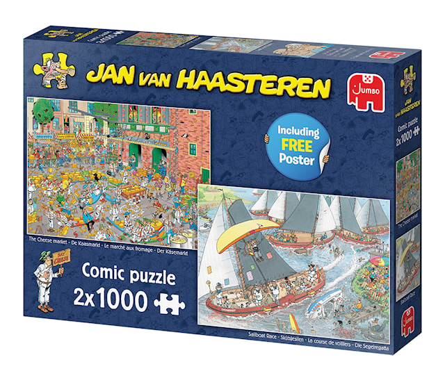 Jan Van Haasteren Puslespill Dutch Traditions 2x1000 brikker, Jumbo