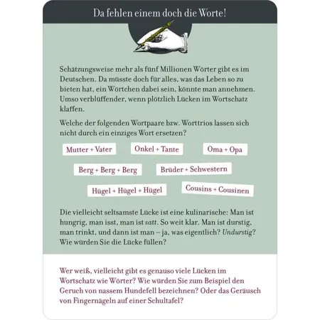 moses. Das große Deutsch-Quiz