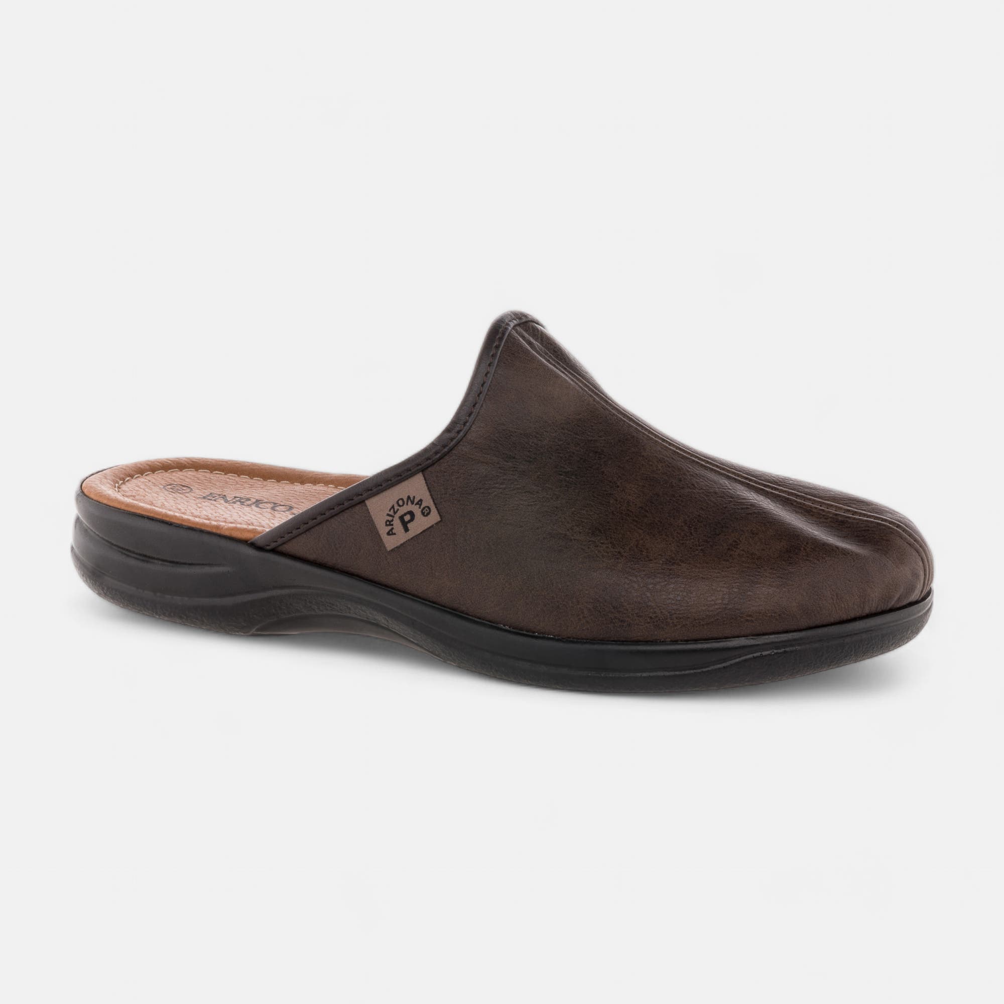Pantoufles mules Homme marron