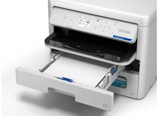 Epson WorkForce Pro EP-C800RDW - Printer - farve - Duplex - blækprinter - A4/Legal - 4800 x 1200 dpi - op til 25 spm (mono) / op til 25 spm (farve) - kapacitet: 330 ark - USB 2.0, Gigabit LAN, Wi-Fi(ac)