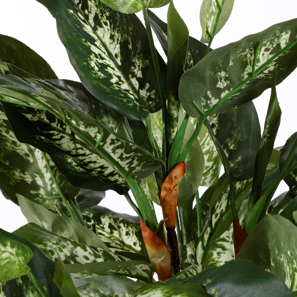 Mica decorations - dieffenbachia artificielle vert en pot h70