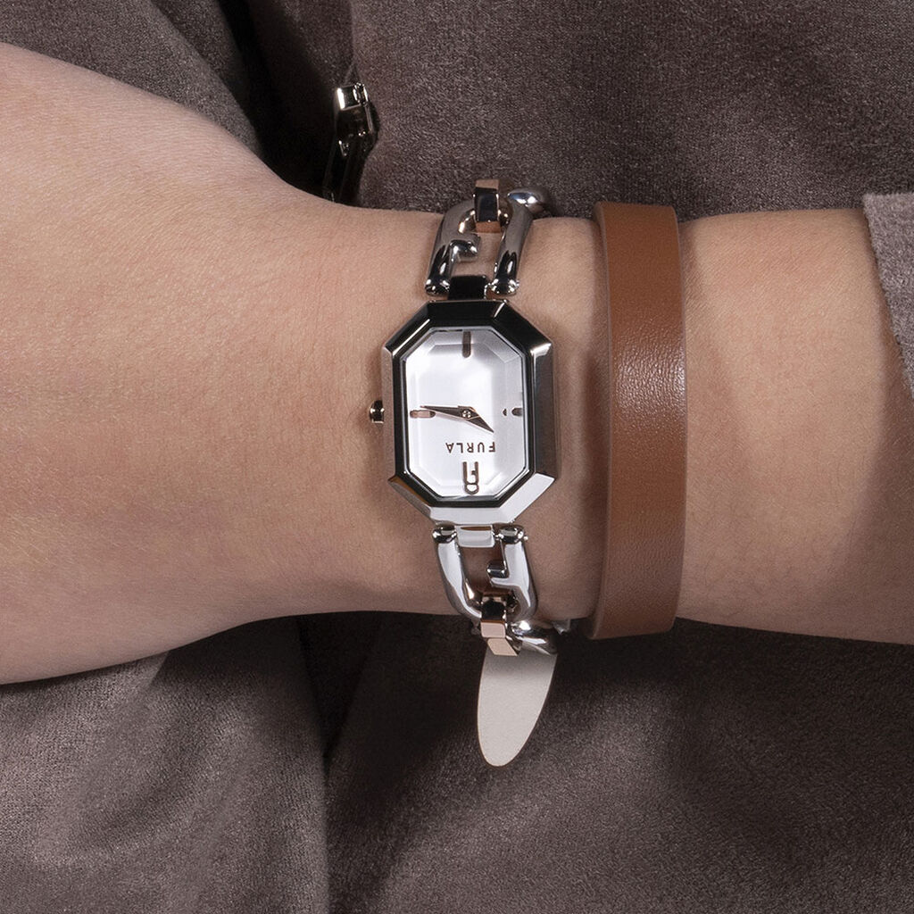 Montre Furla Octagonal Blanc