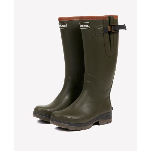 Barbour Tempest Tall Wllington Gummistøvler, Olive, 43