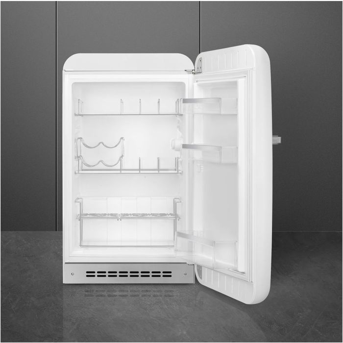 SMEG Stand-Kühlschrank 50's Retro Style FAB10HRWH5 Weiß
