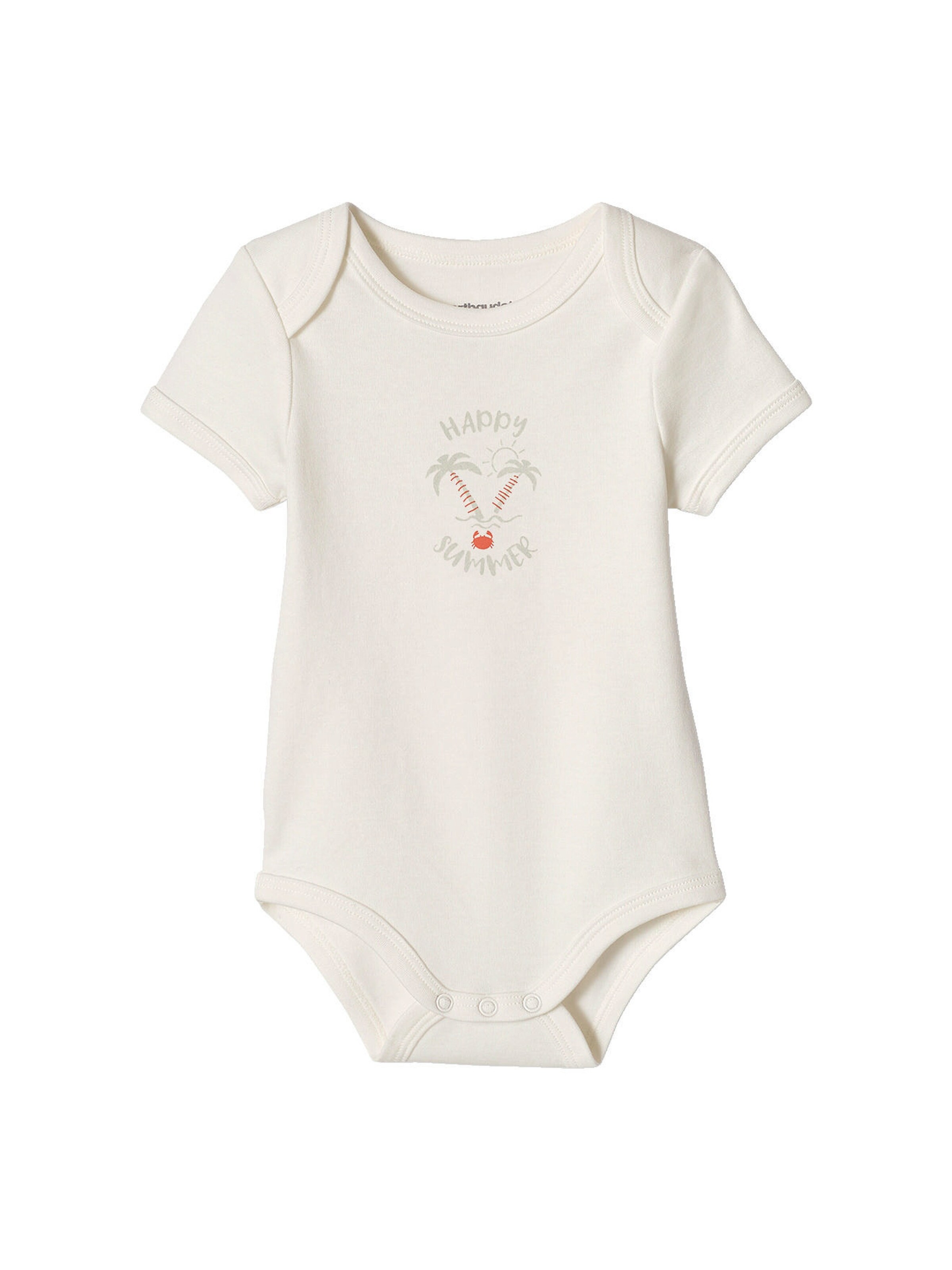 Vertbaudet 3er-Pack Baby Schlupfbodys aqua
