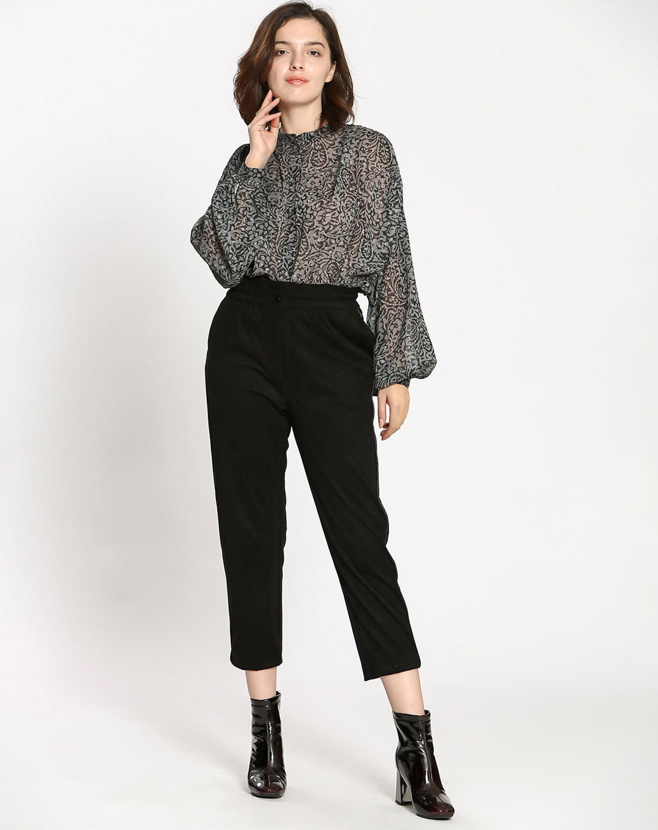 See u Soon Pantalon Lana noir