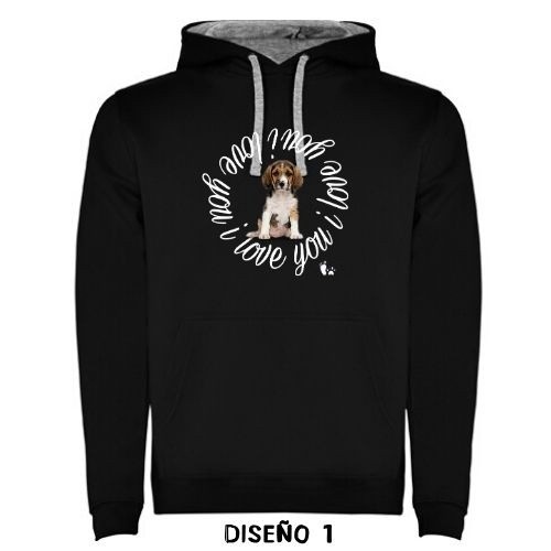 Moletom com capuz personalizável 