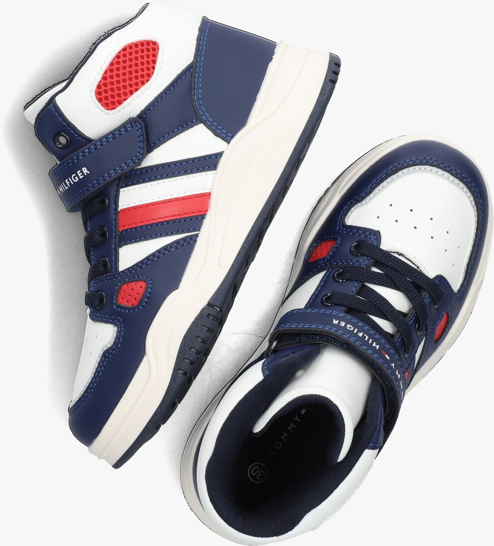TOMMY HILFIGER blauwe tommy hilfiger hoge sneaker 33108