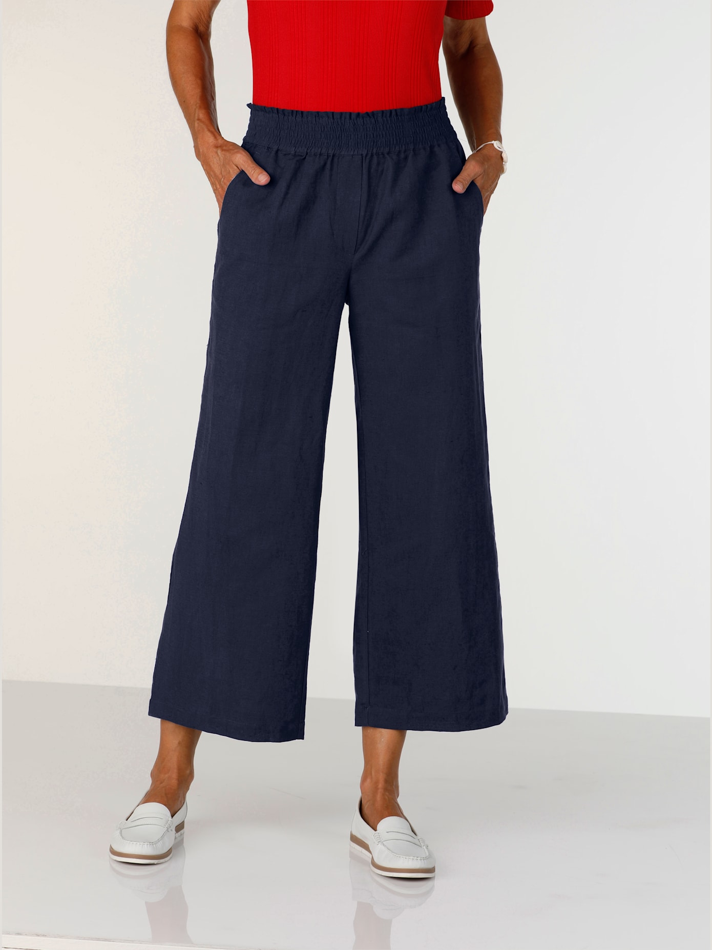 Jupe culotte 55% lin